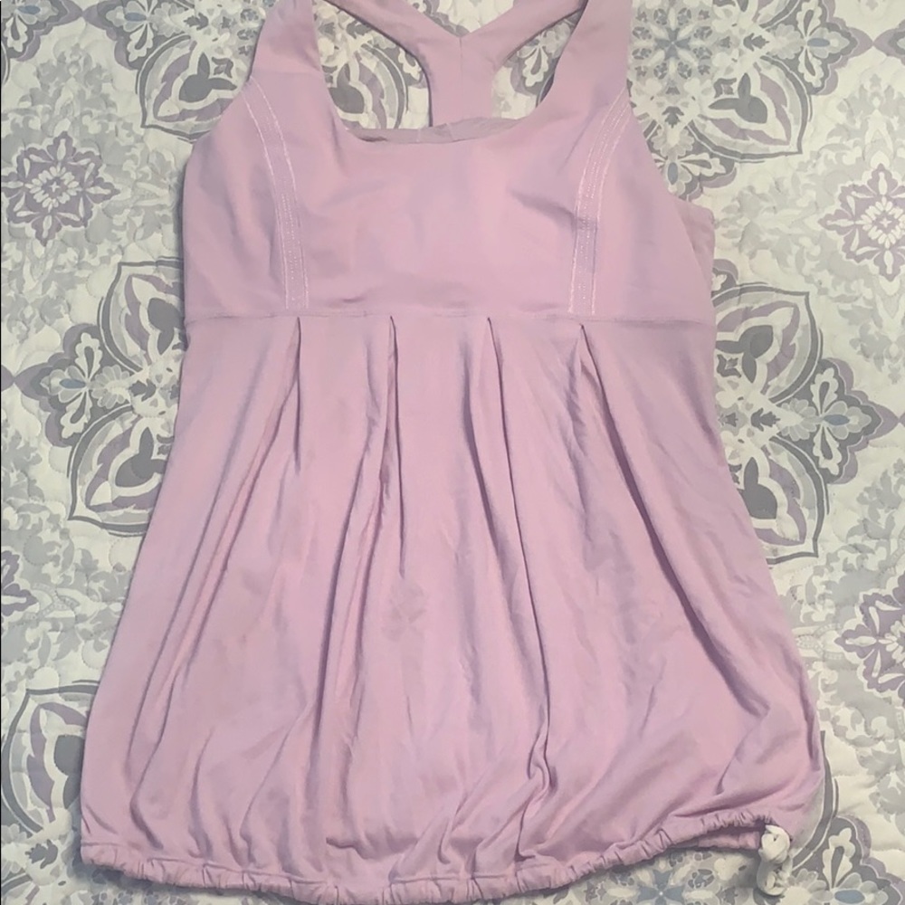 Lululemon workout tank with built in bra